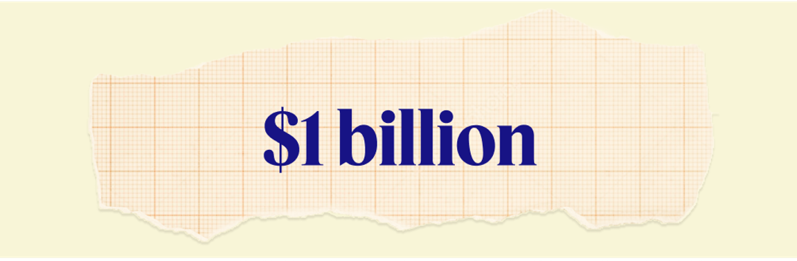 $1 billion.