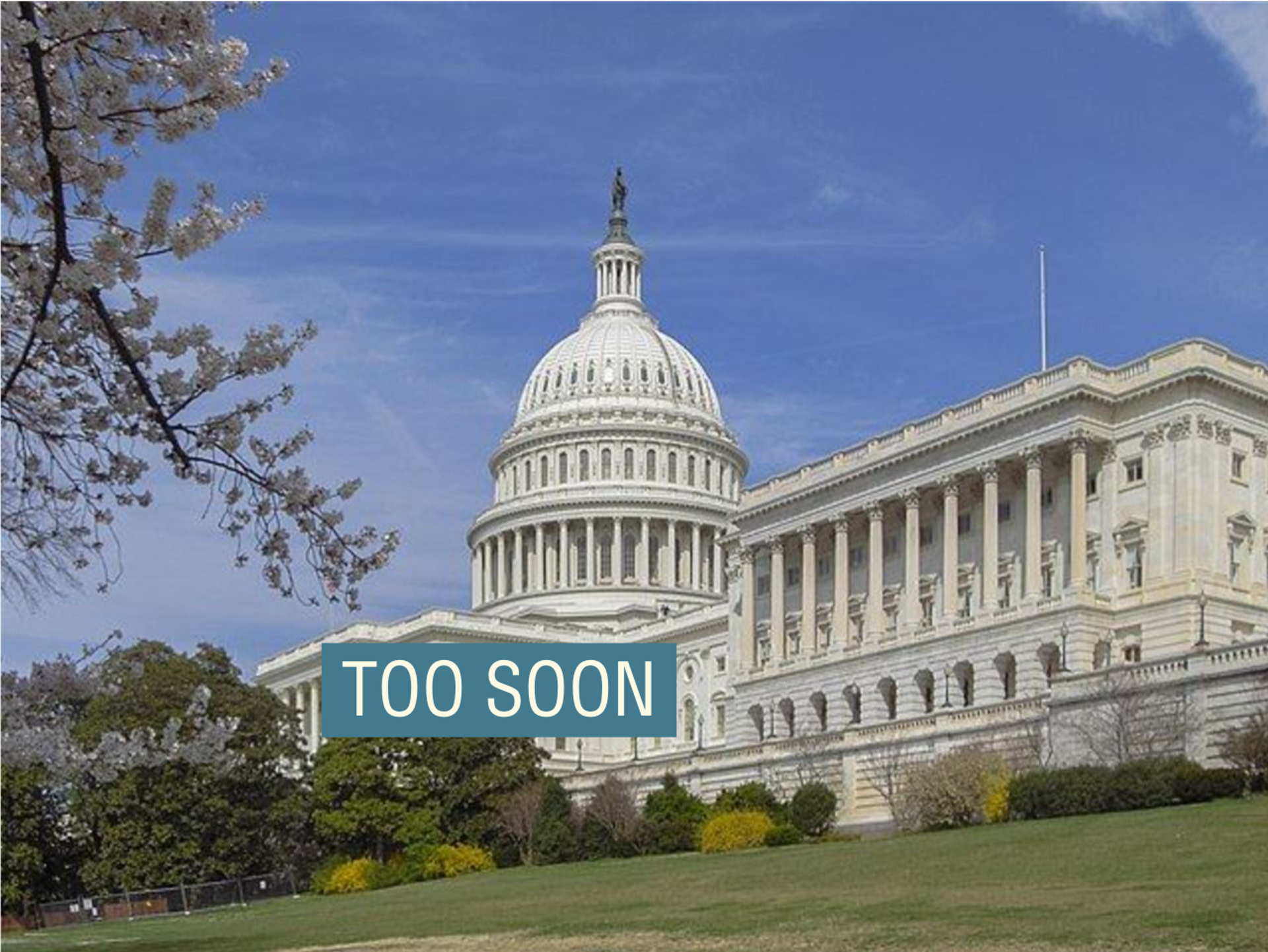 A view of the US Capitol.