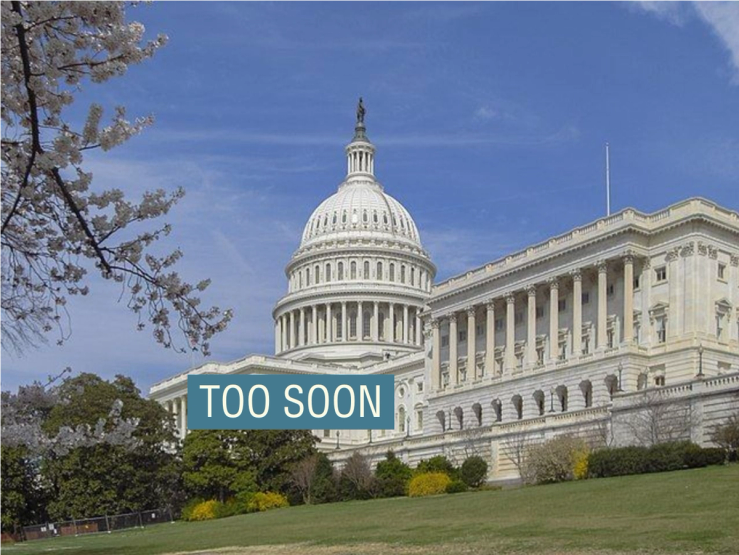 A view of the US Capitol.