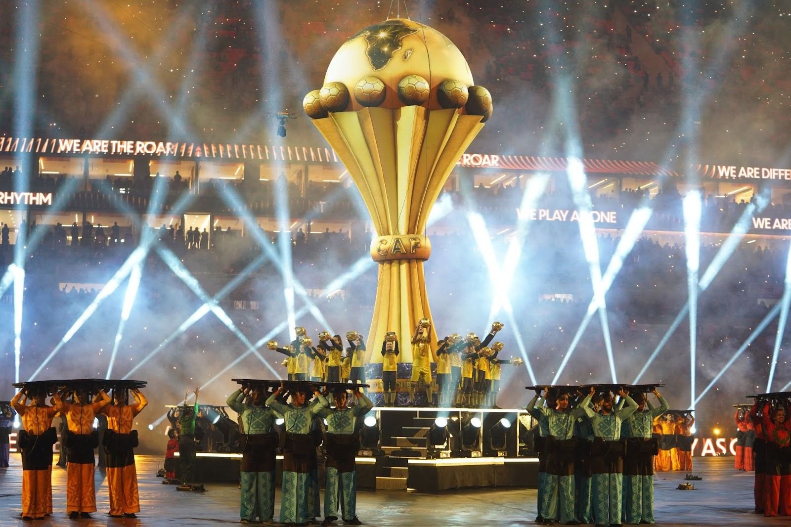 The AFCON opening show. 