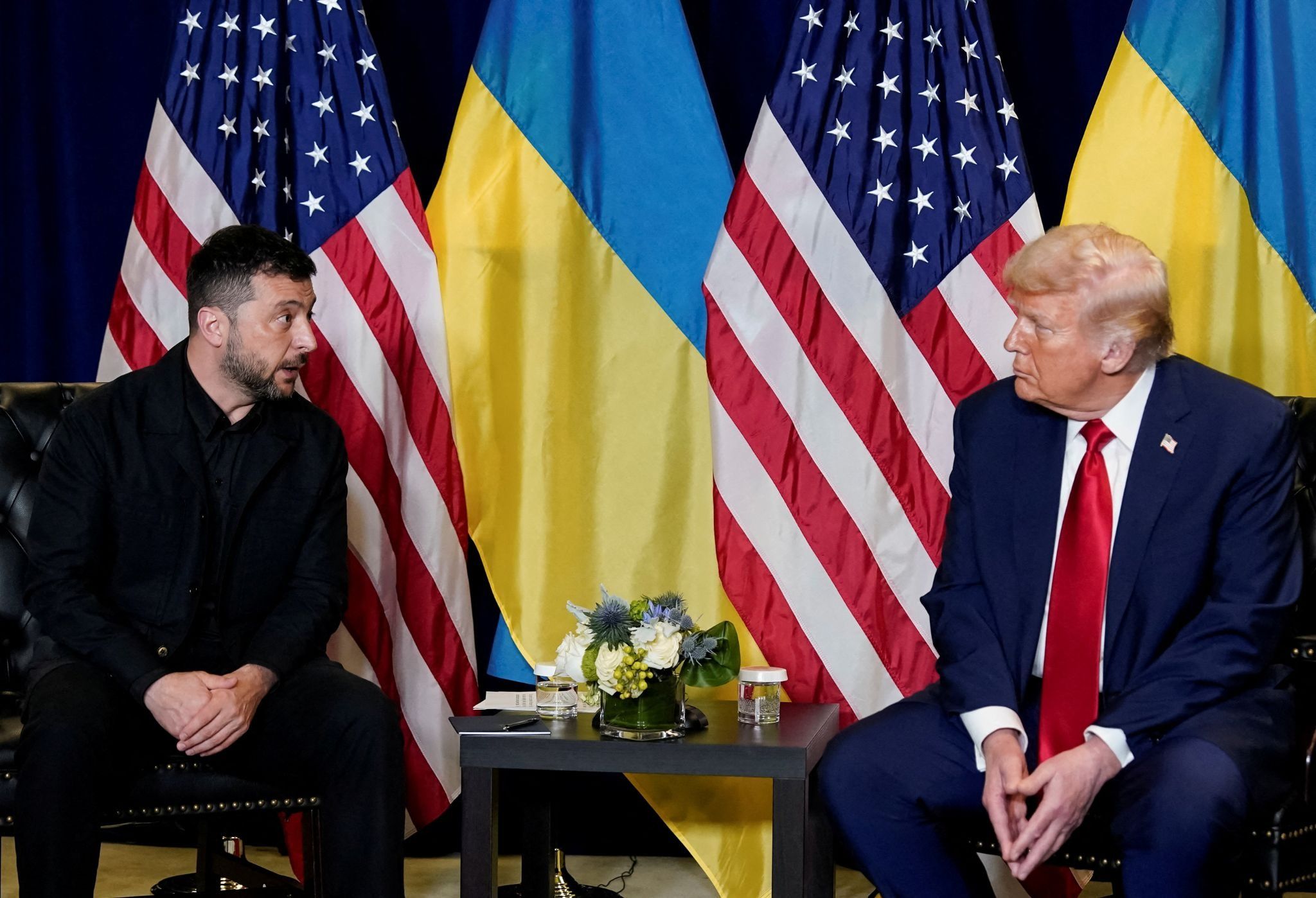Donald Trump and Volodymyr Zelenskyy
