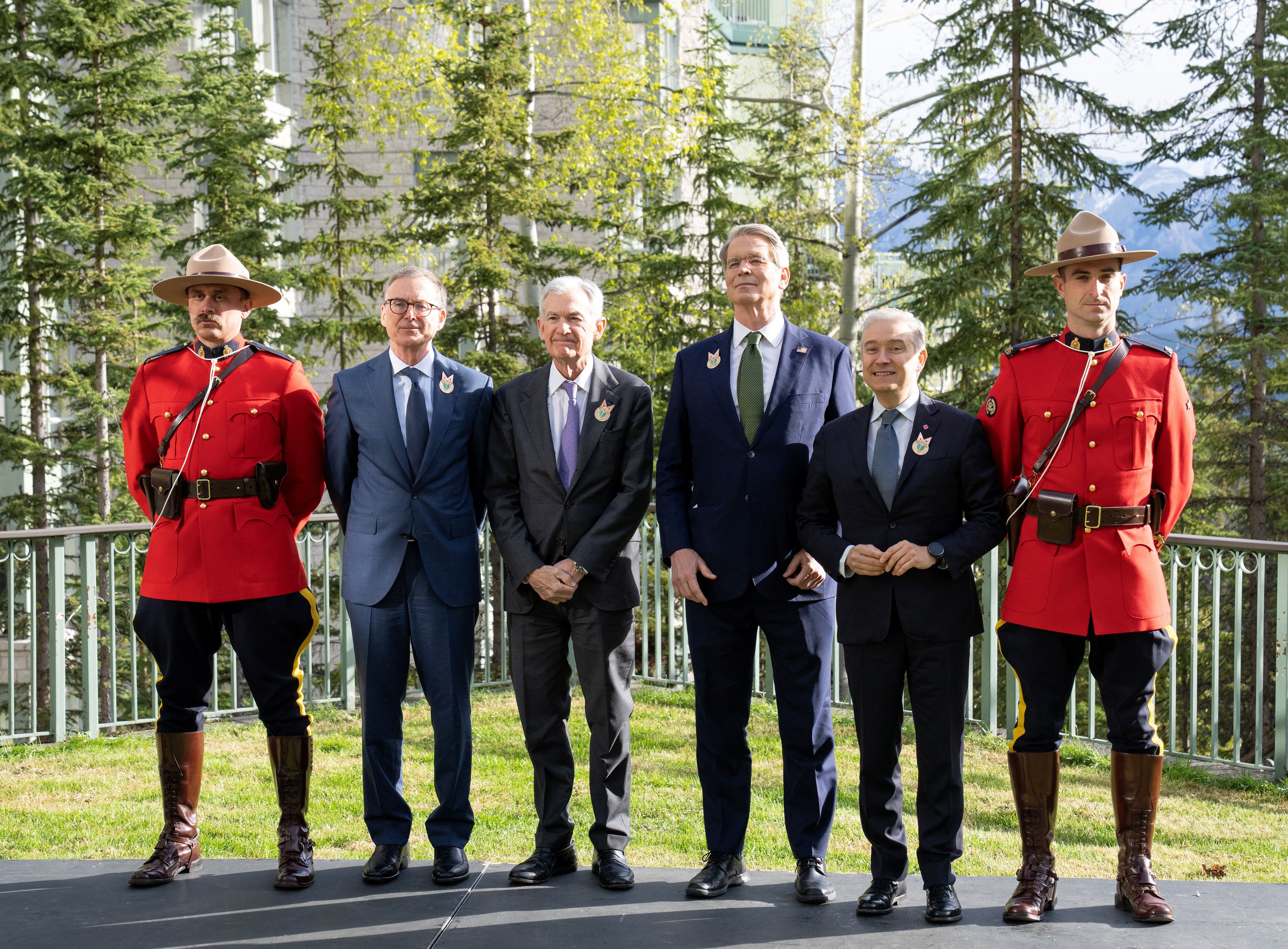 G7 finance ministers in Banff, Canada.