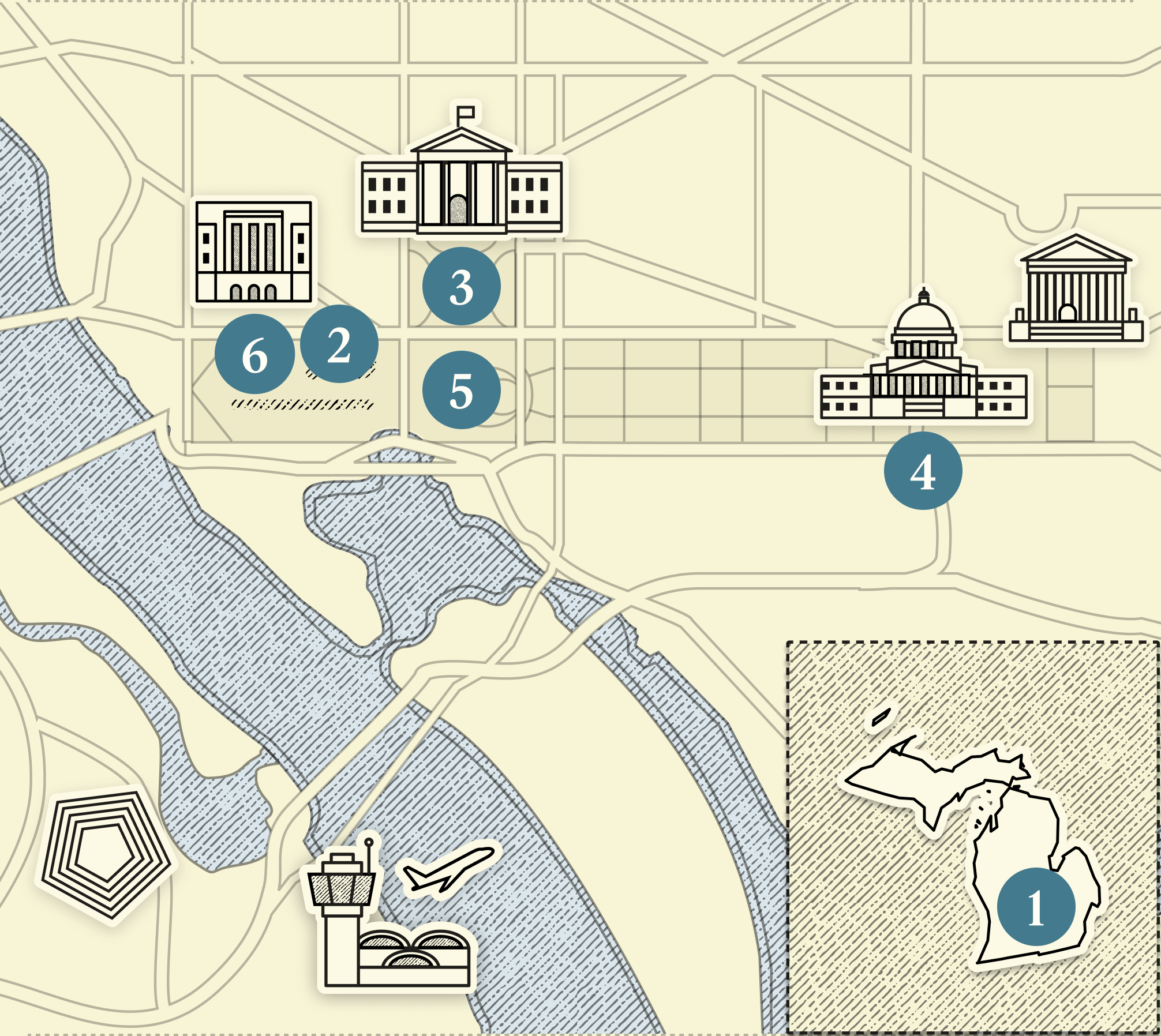 A map of DC.