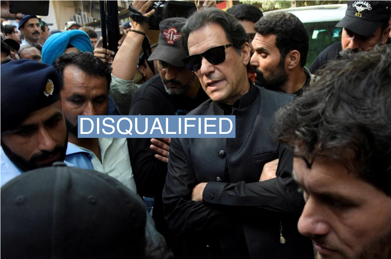 Pakistan's former Prime Minister Imran Khan, who is facing a contempt of court case, appears at a court, in Islamabad, Pakistan September 22, 2022