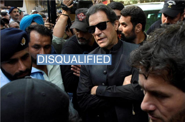 Pakistan’s former Prime Minister Imran Khan, who is facing a contempt of court case, appears at a court, in Islamabad, Pakistan September 22, 2022