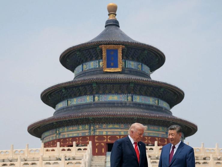 US President Trump visits China