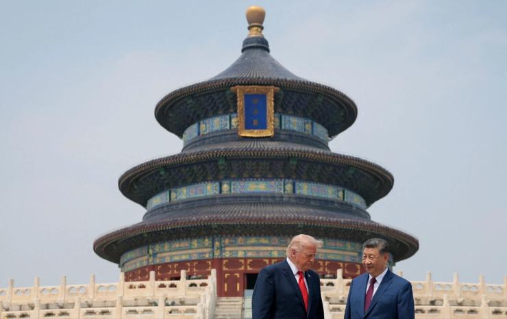 US President Trump visits China
