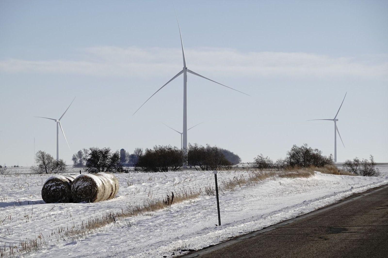 A wind farm in South Dakota. 