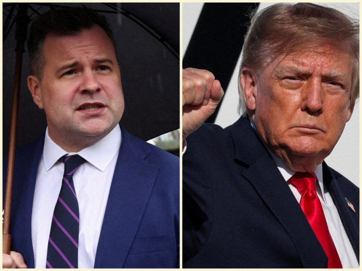 Bill Pulte and Donald Trump