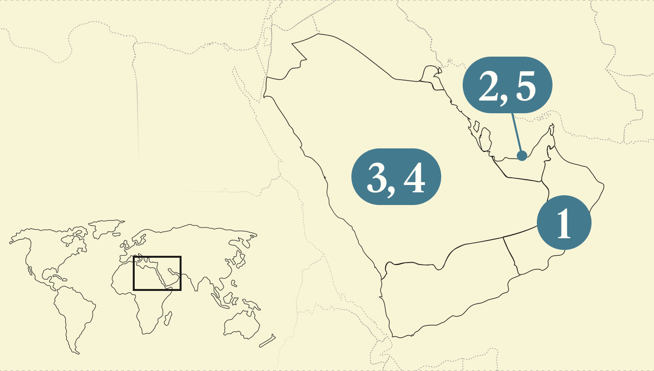 Gulf map