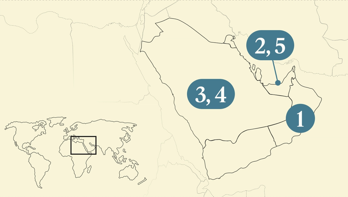 Gulf map