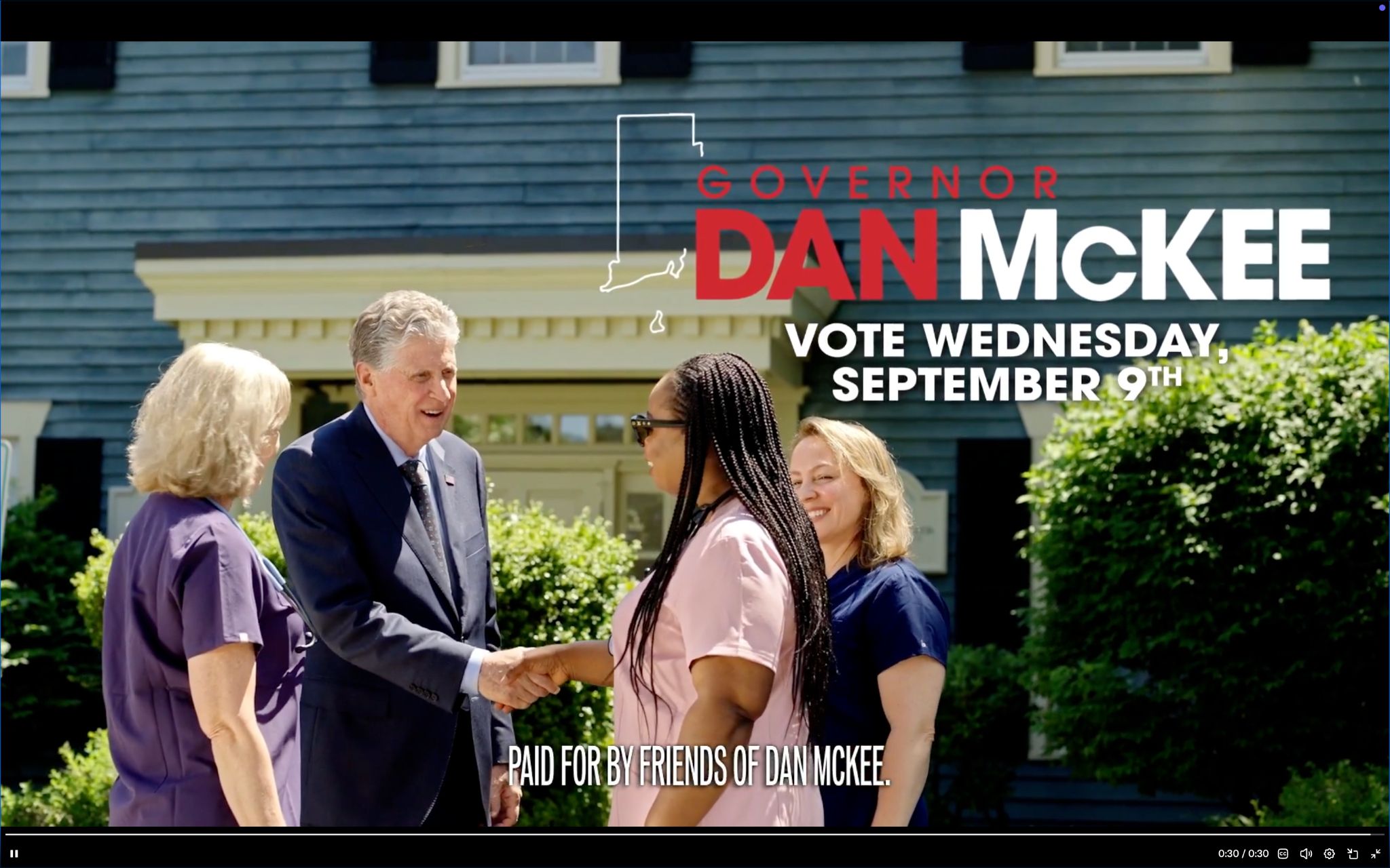 Dan McKee campaign ad