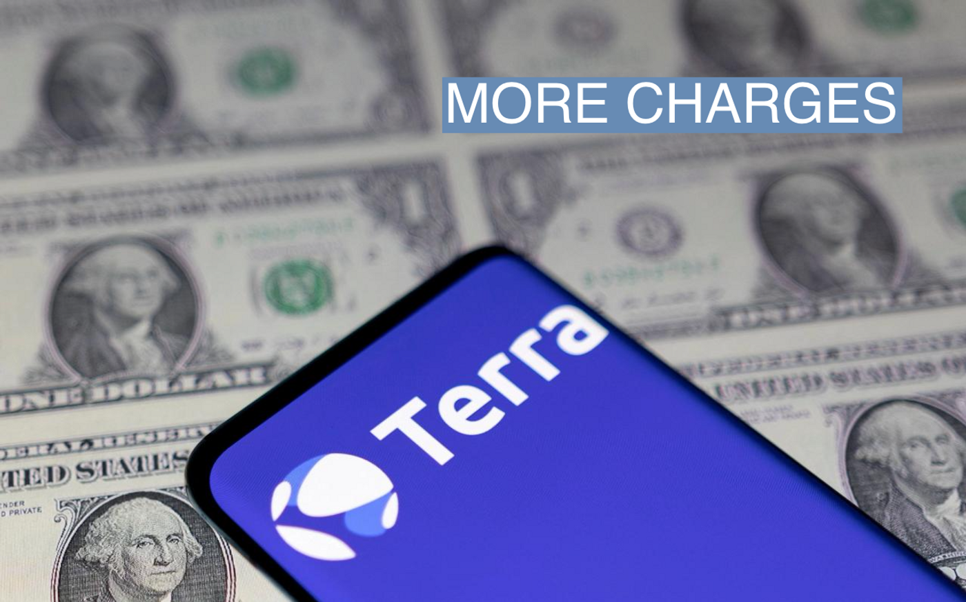  Smartphone with Terra logo is placed on displayed U.S. dollars in this illustration taken May 11, 2022. REUTERS/Dado Ruvic/Illustration/File Photo