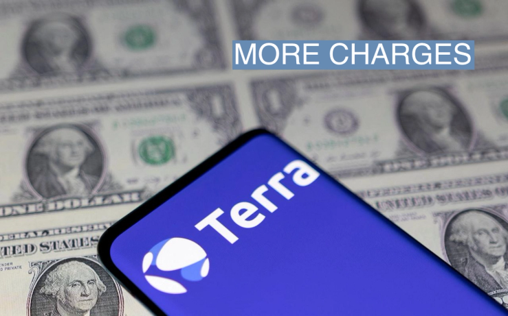 Smartphone with Terra logo is placed on displayed U.S. dollars in this illustration taken May 11, 2022. REUTERS/Dado Ruvic/Illustration/File Photo