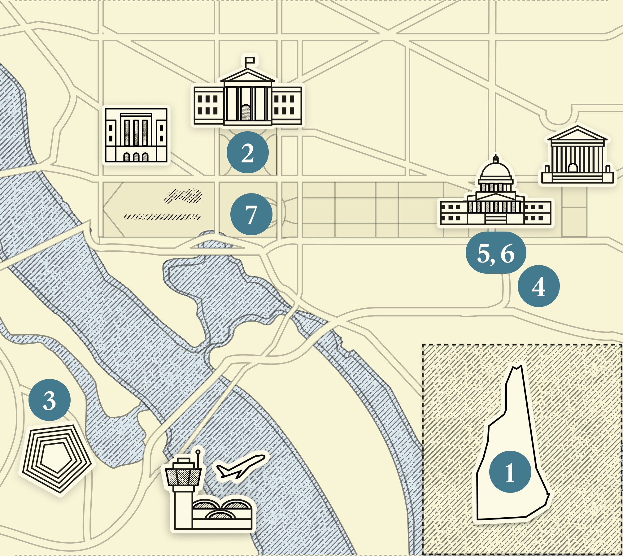 A map of DC.