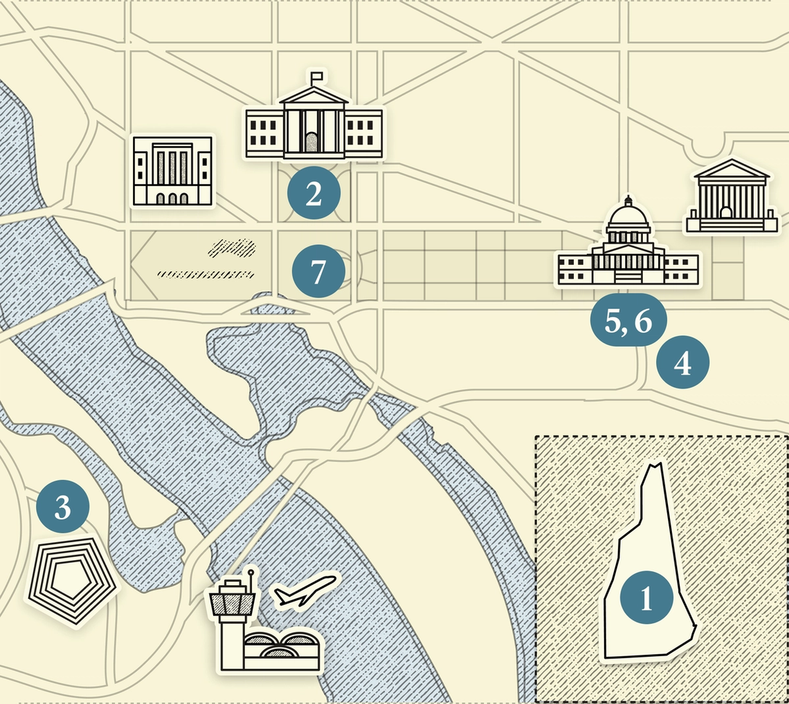 A map of DC.