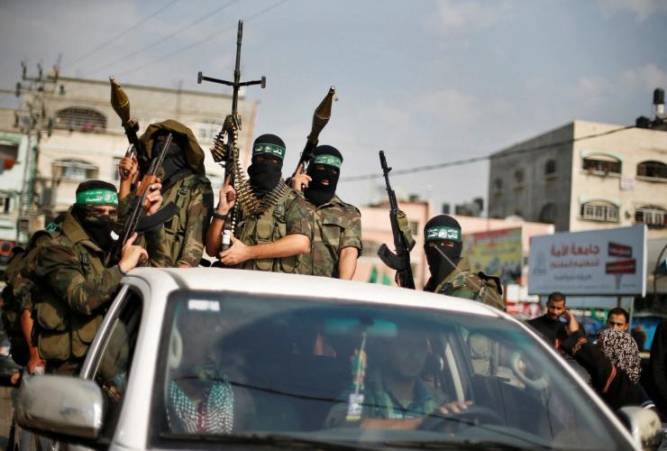 Hamas militants.
