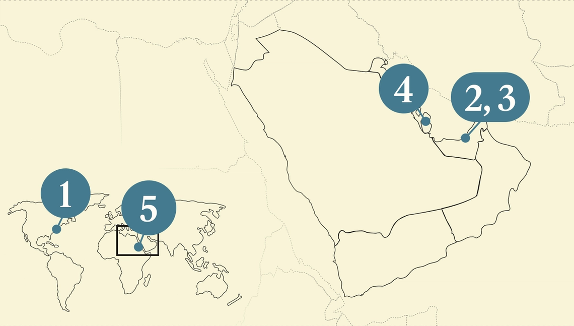 Gulf map