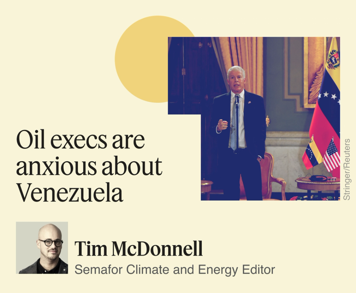 Oil execs are anxious about Venezuela