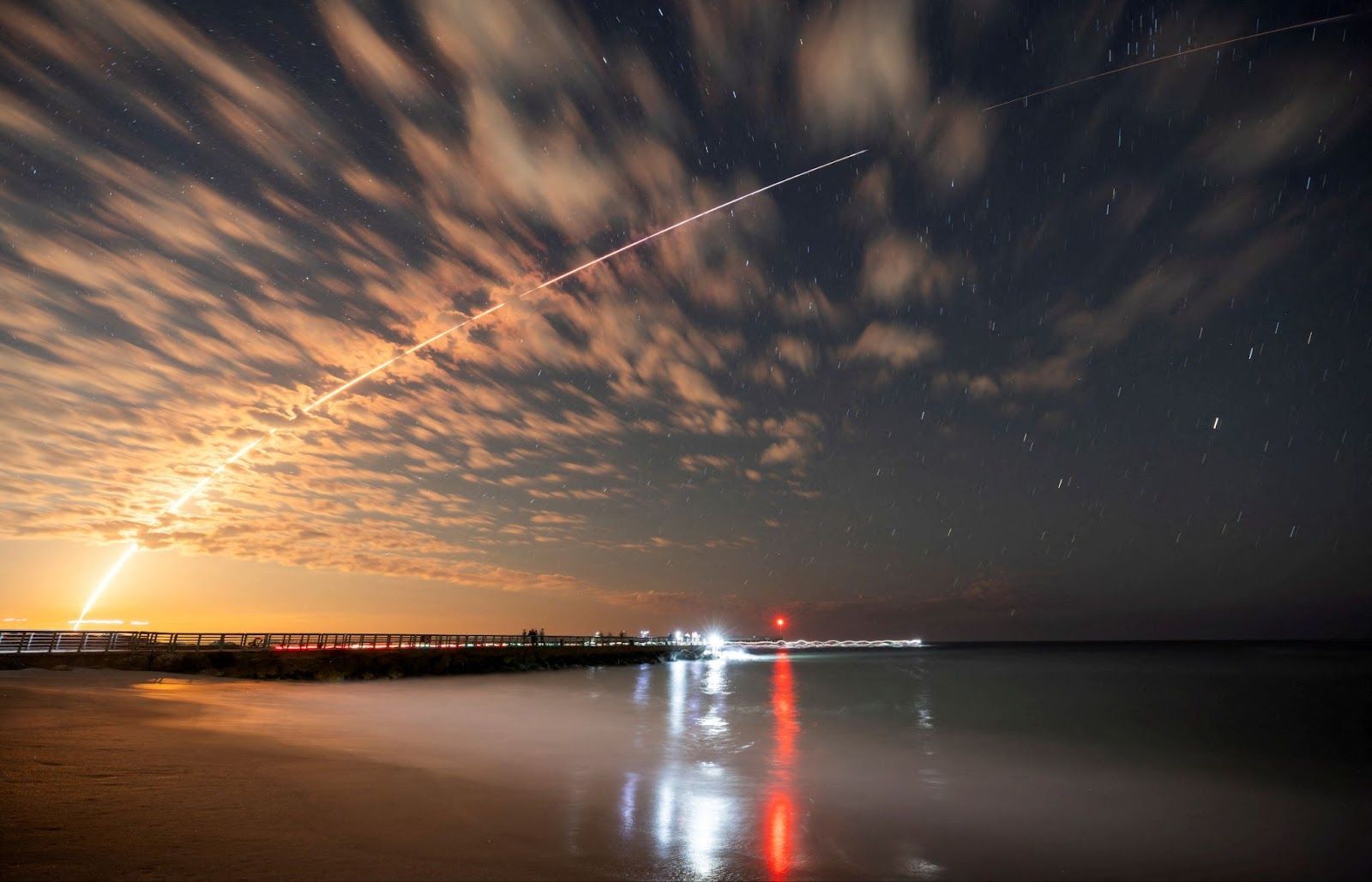 Starlink satellites launch from Cape Canaveral
