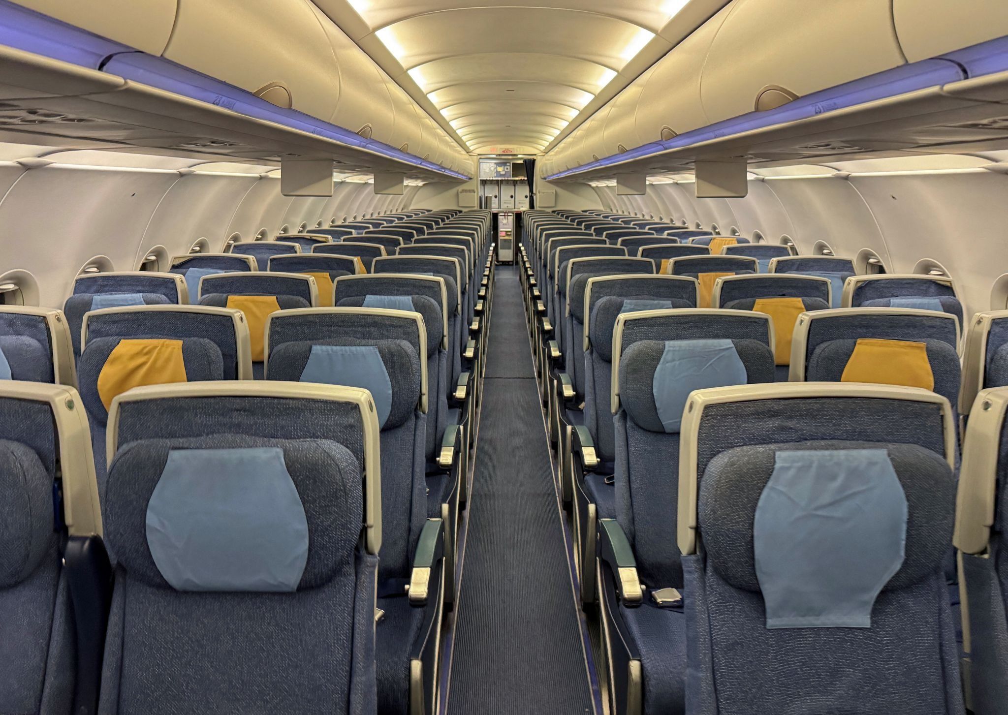 An empty jet liner