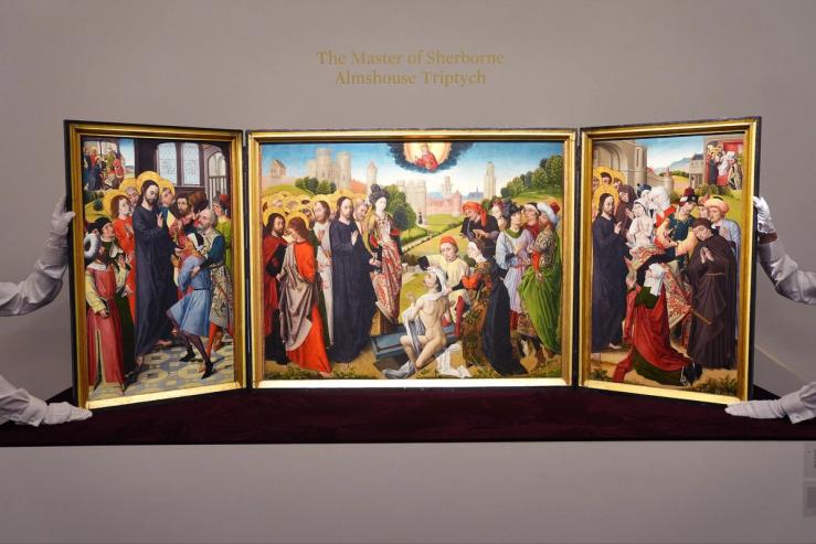 A Flemish 15th-century triptych