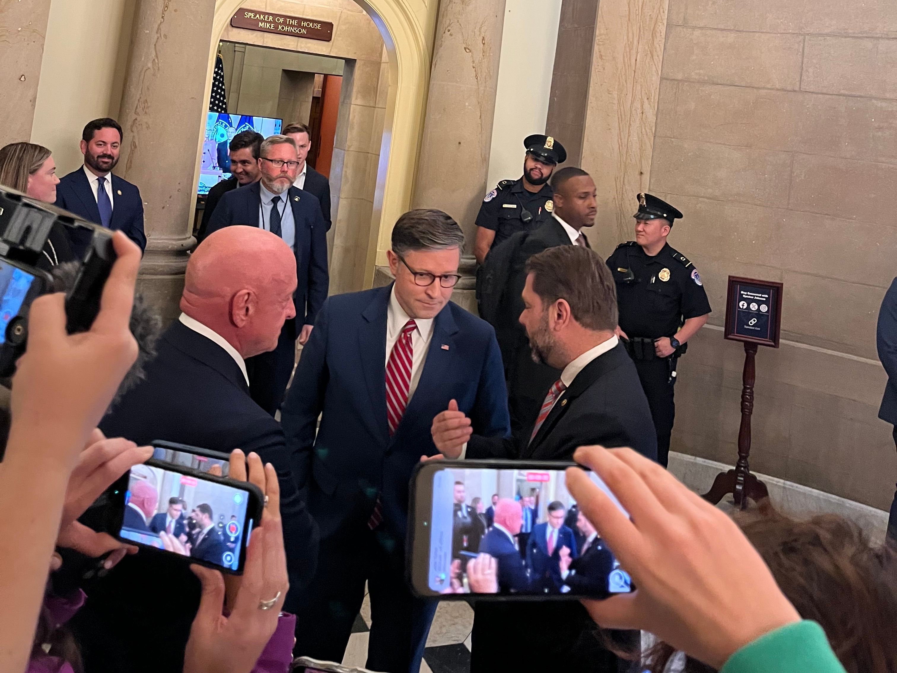 Mike Johnson at the Capitol