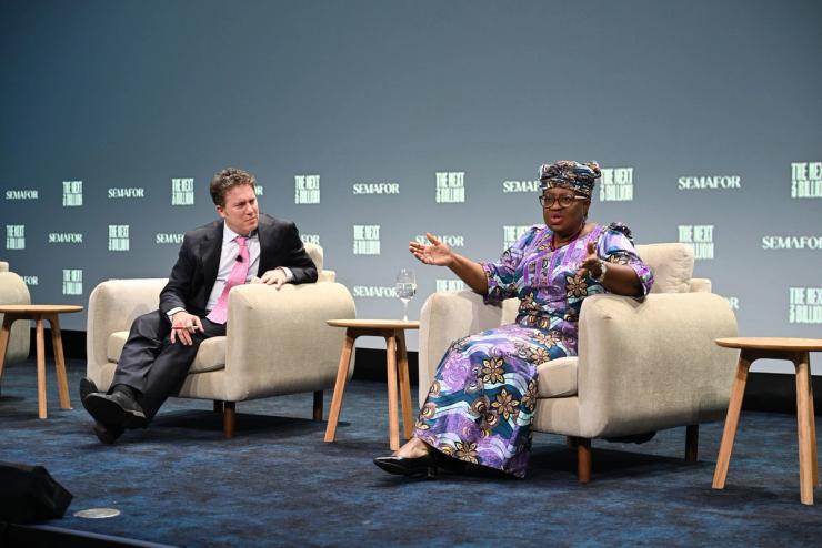Ben Smith and Dr. Ngozi Okonjo-Iweala