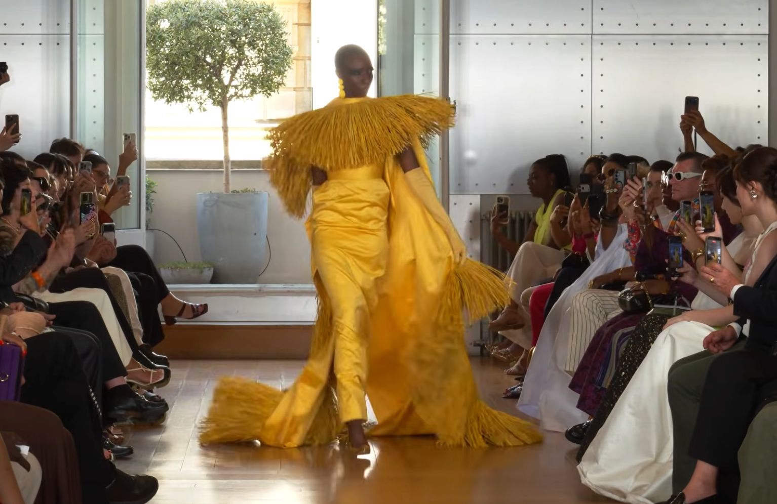 Imane Ayissi’s designs at Paris Fashion Week.