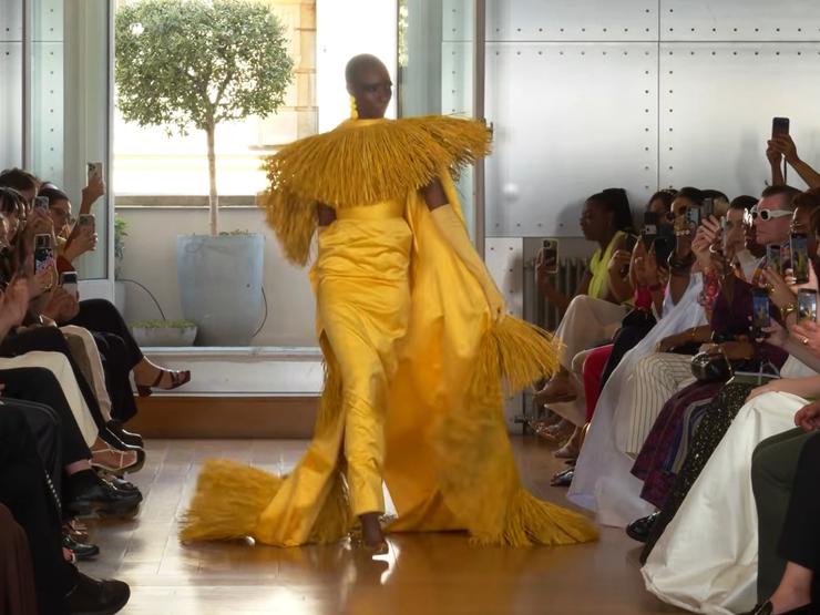 Imane Ayissi’s designs at Paris Fashion Week.