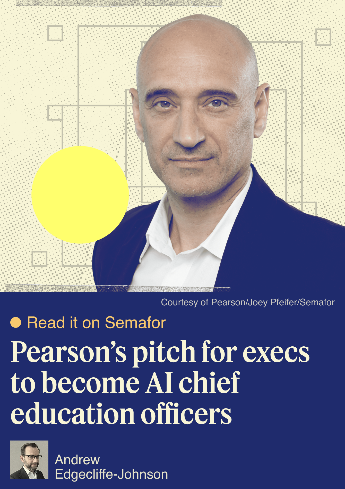 Pearson’s pitch for execs to become AI chief education officers
