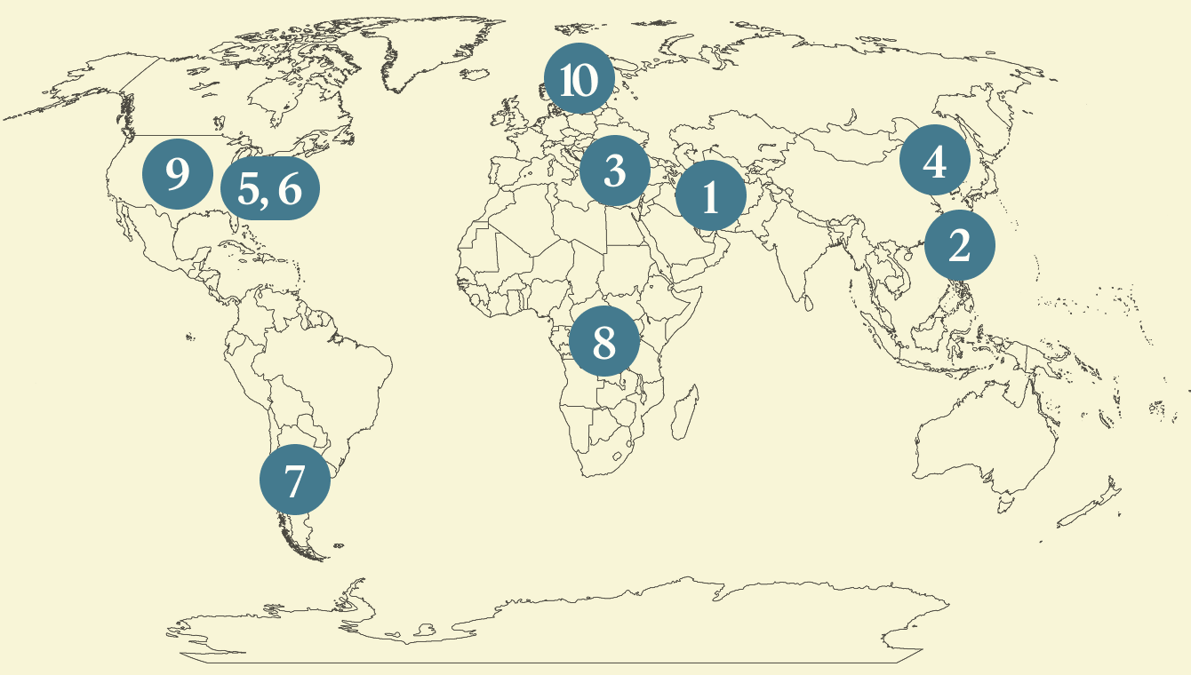 World map 