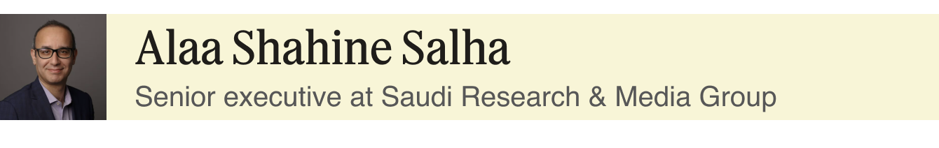 Alaa Shahine Salha, Senior executive at Saudi Research Group.