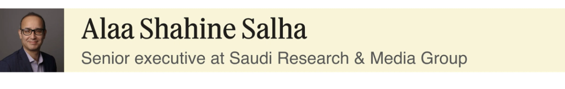 Alaa Shahine Salha, Senior executive at Saudi Research Group.
