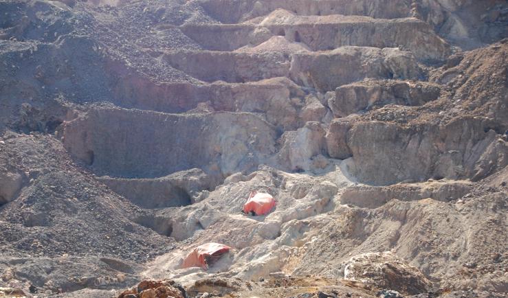 An artisanal cobalt mine in DR Congo.