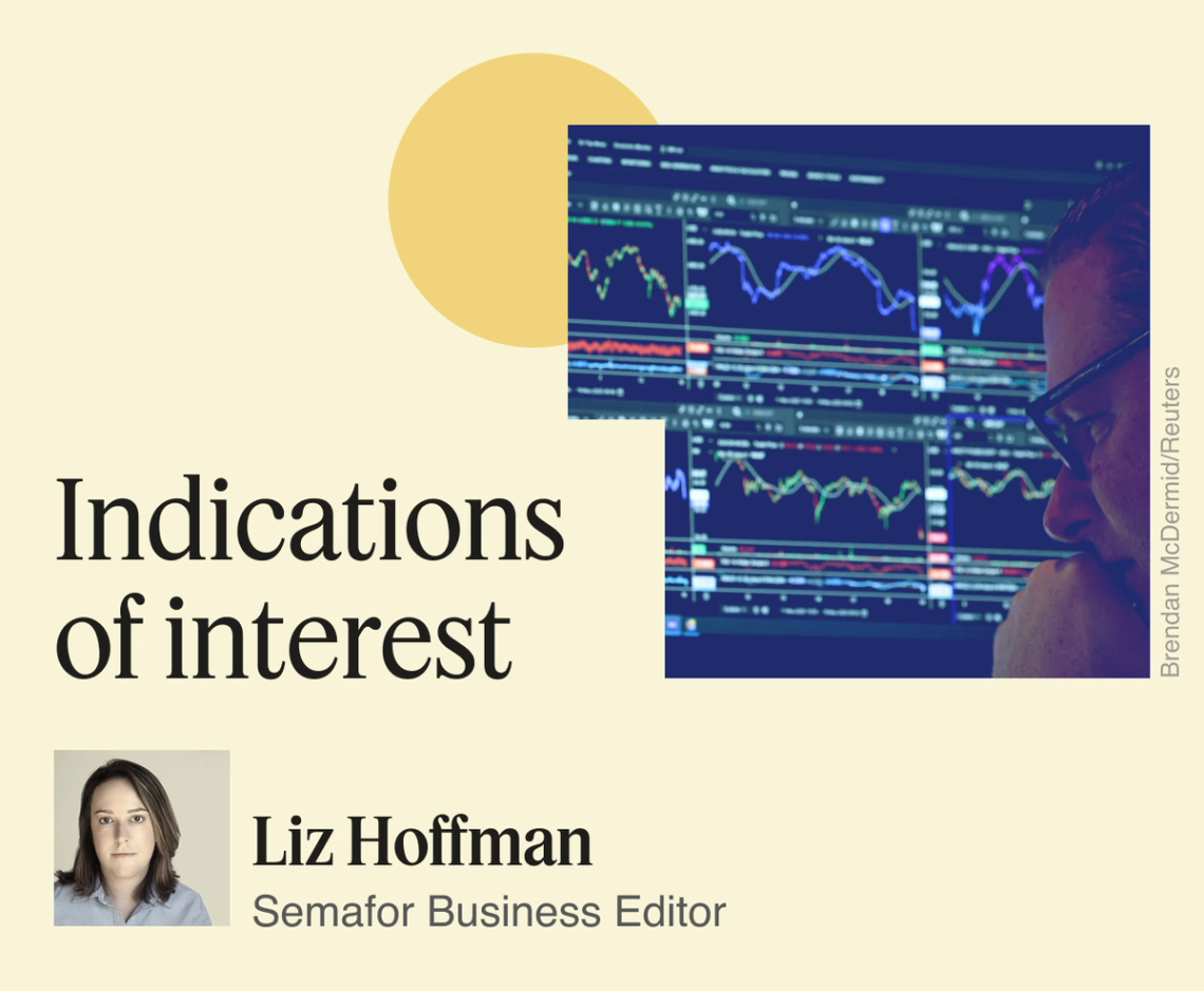 Indications of interest.