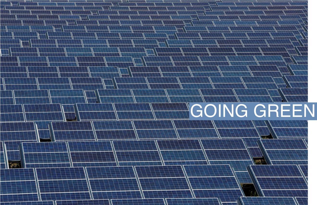 Solar panels to produce renewable energy are seen at the Urbasolar photovoltaic park in Gardanne, France, June 25, 2018. REUTERS/Jean-Paul Pelissier/File Photo