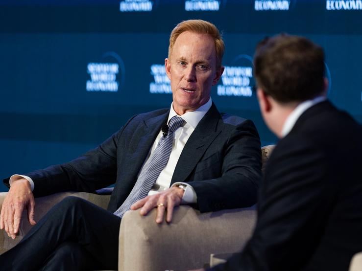 Roger Lynch, Condé Nast CEO, at Semafor World Economy 2026.