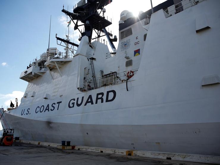 A US Coast Guard cutter.