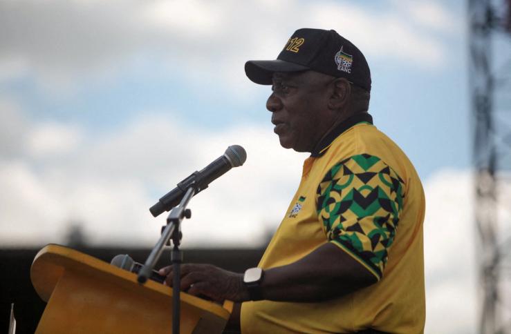 South African President Ramaphosa.