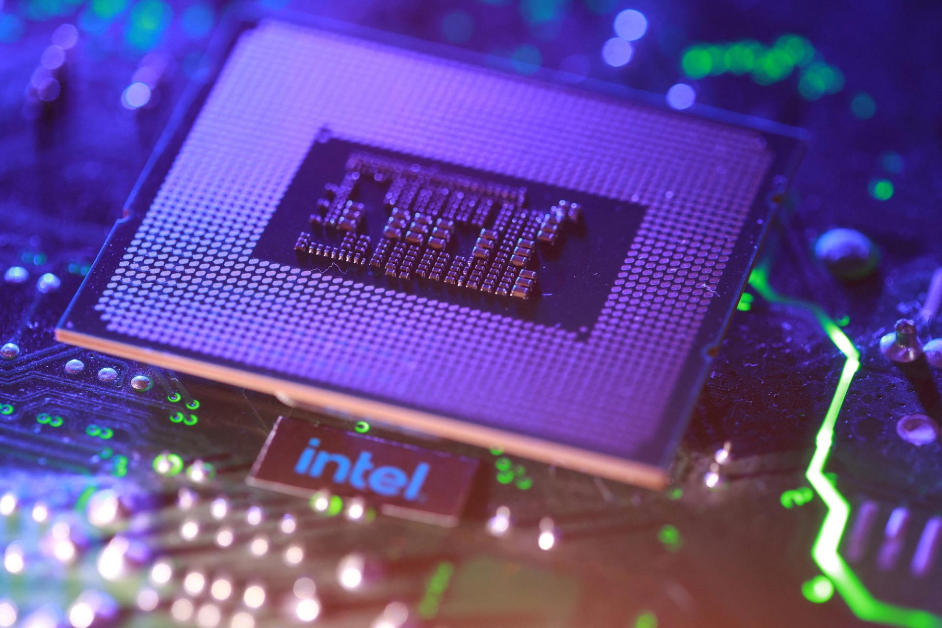 An Intel chip.