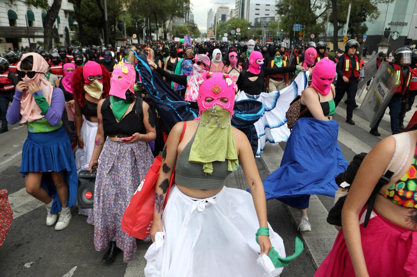 Mexico City abortion protest