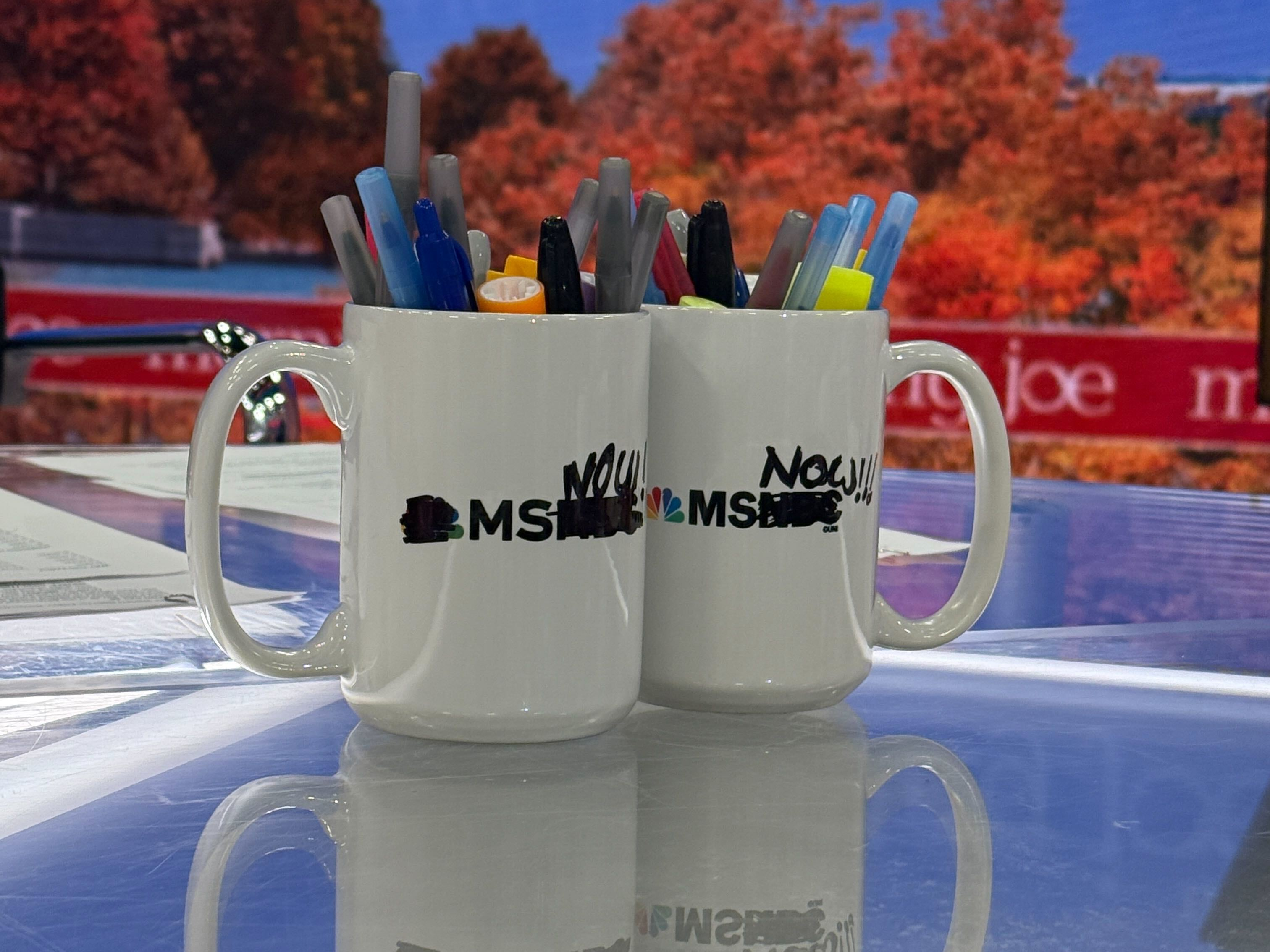 MS NOW mugs