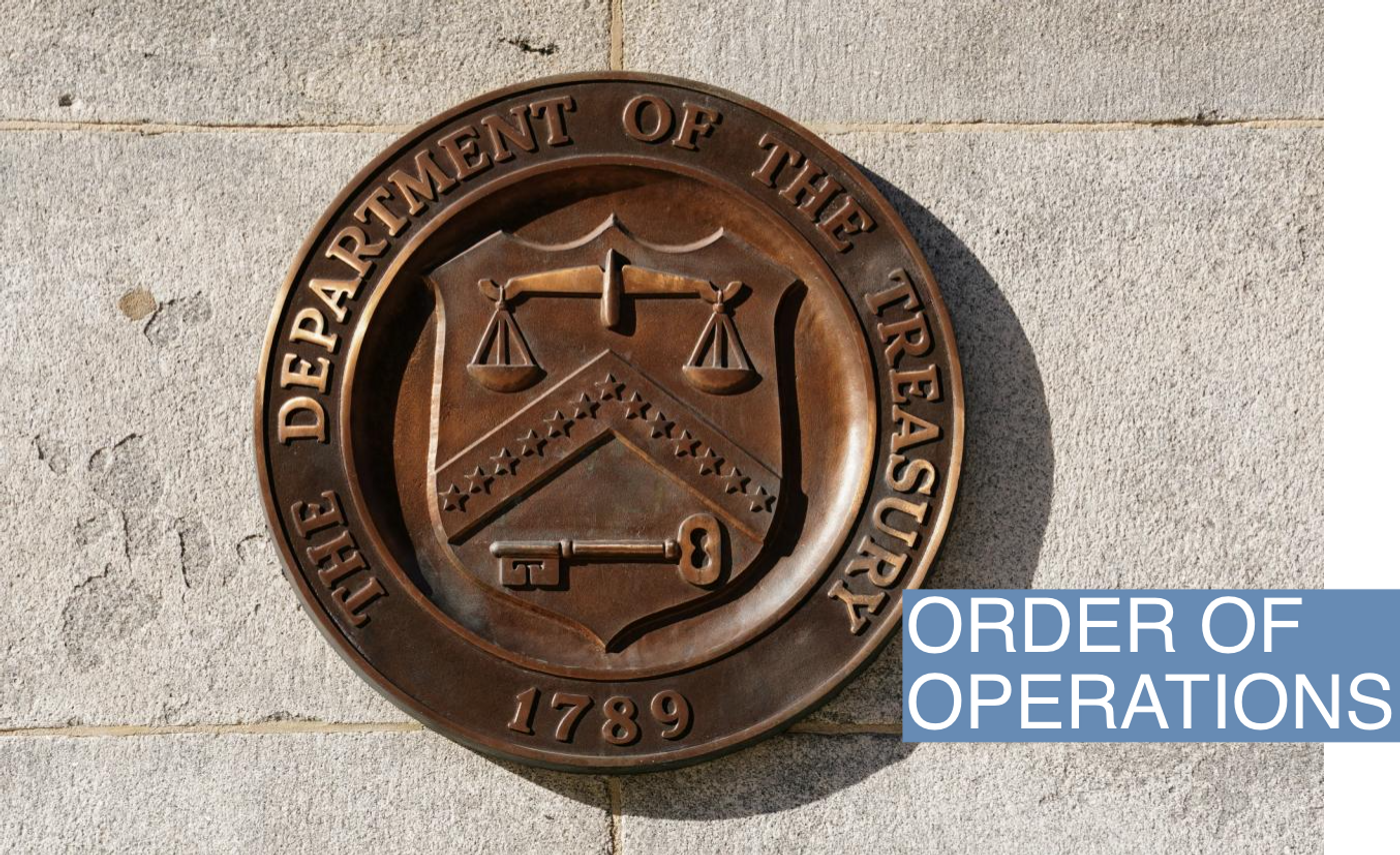 The U.S. Treasury Department.