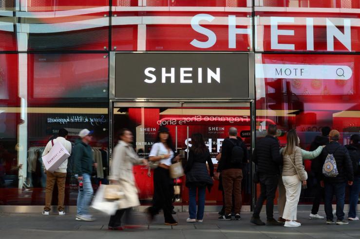 A Shein pop up store in London