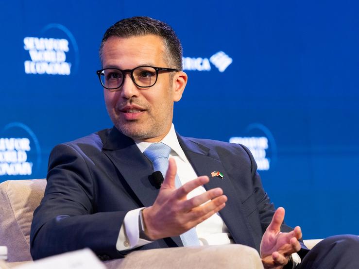 Hadi Badri, CEO of the Dubai Economic Development Corporation, speaks at Semafor World Economy 2026.
