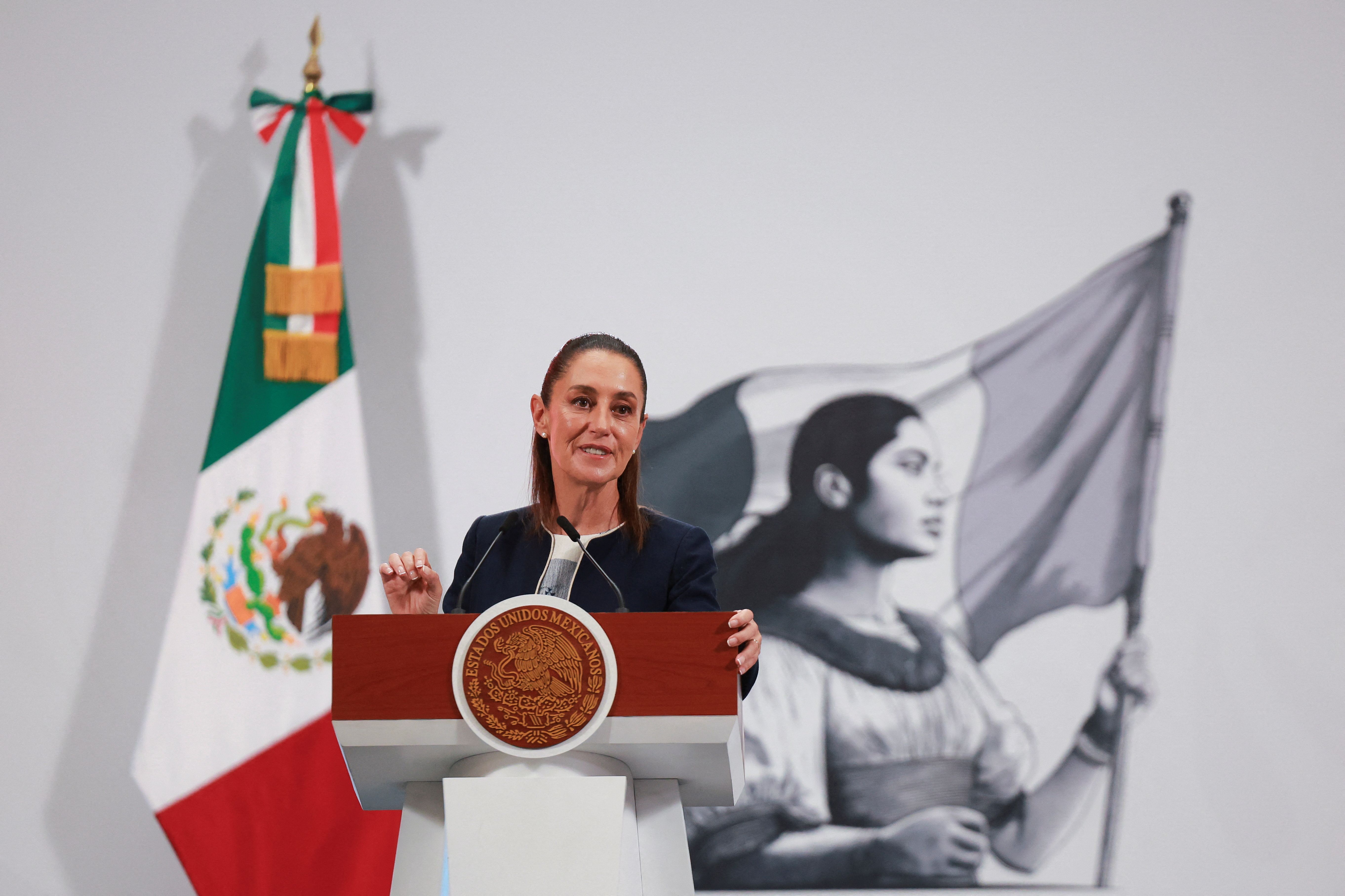 Mexico’s President Claudia Sheinbaum.