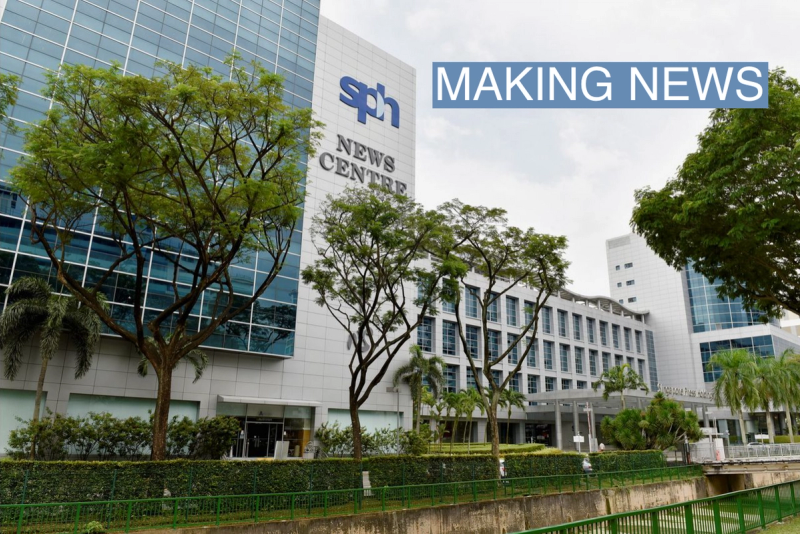 A view of the media and real estate company Singapore Press Holdings Ltd (SPH) office in Singapore November 3, 2021.