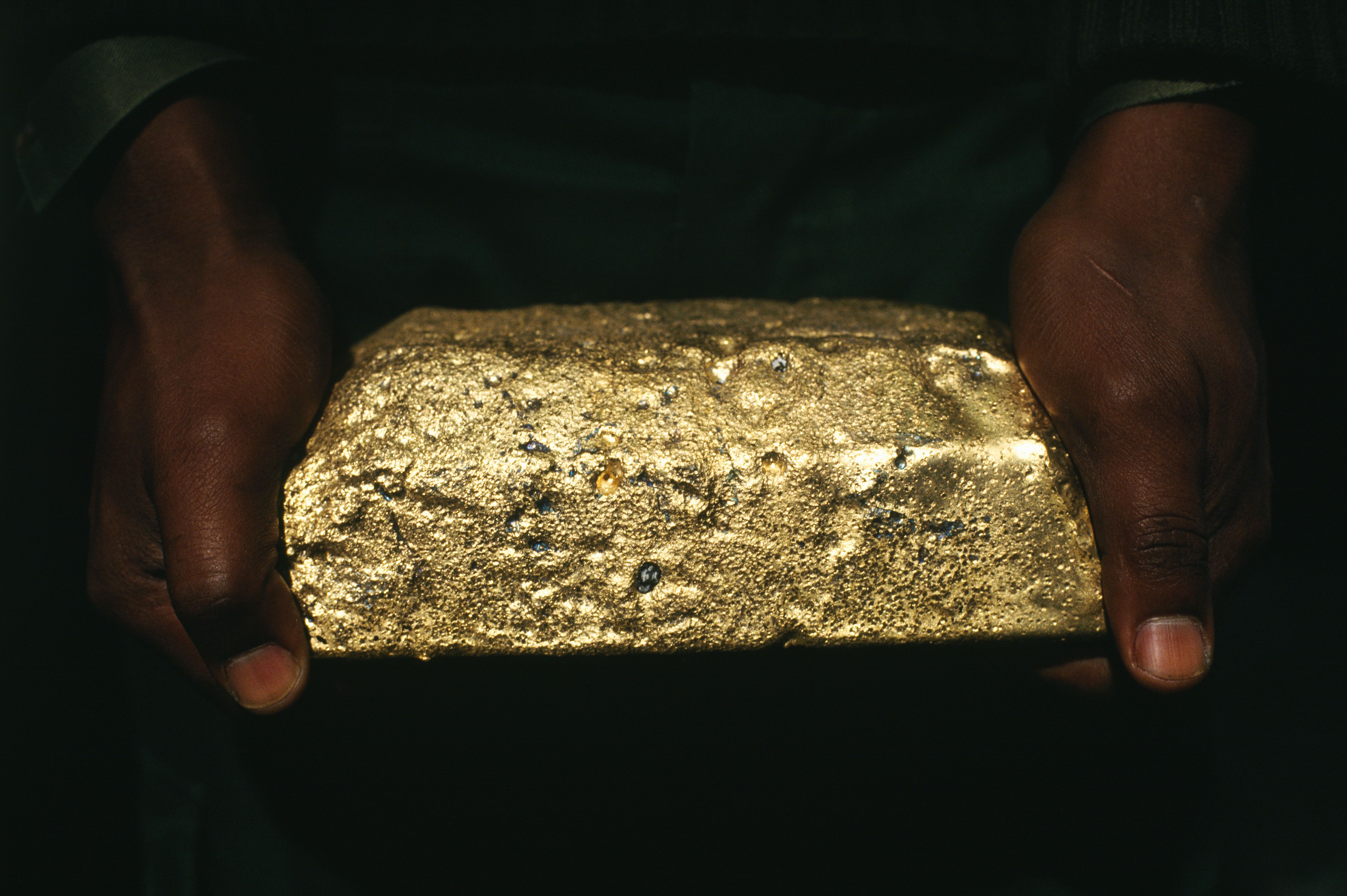 Gold Lingot from Kinross Gold Mine.