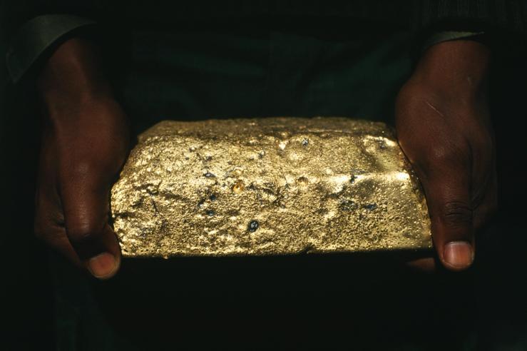 Gold Lingot from Kinross Gold Mine.
